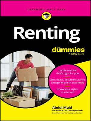 cover image of Renting For Dummies